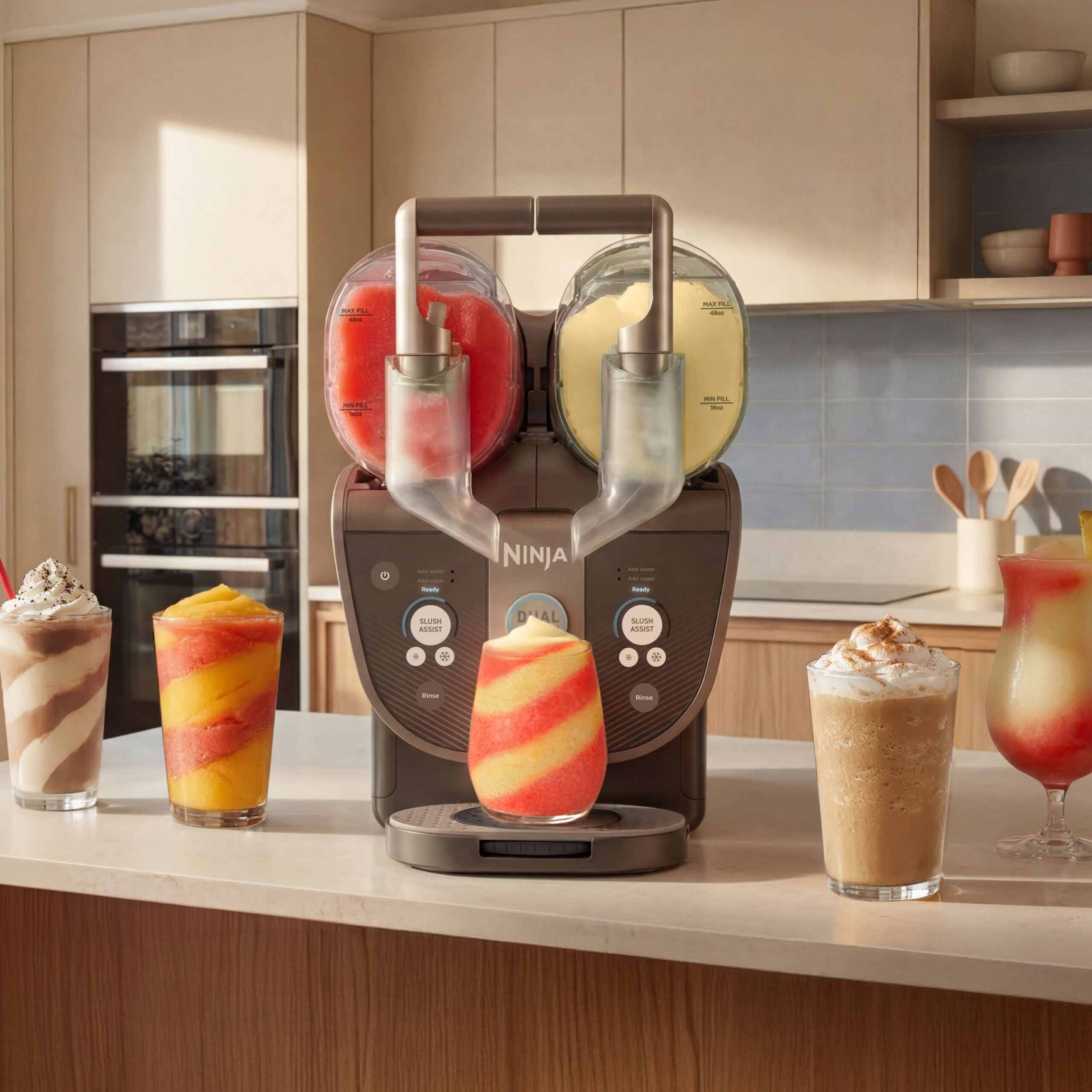 NICENESS 23AW Dwight ターコイズ blow ivan Ninja Launches SLUSHi™ Twist, the Dual-Flavor Frozen Drink Maker